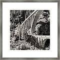 Val Di Lei Bridges, Old And New Framed Print