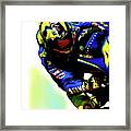 Valentino Rossi  Corner Speed Iii Framed Print