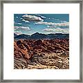 Valley Of Fire Rugged Colors Framed Print