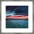 Valley Of The Sisters Framed Print