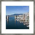 Vancouver Waterfront Panorama Framed Print