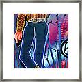 Vegas Vic At The New Improved Fremont Experience 2 To 1 Ratio Framed Print