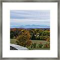 Vermont Foliage View Framed Print