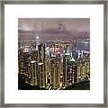 Victoria Peak, Hong Kong Framed Print