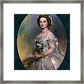 Victoria Princess Royal By Franz Xaver Winterhalter Framed Print
