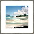 View From High Up Across Whitehaven Framed Print