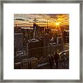 View From Top Of The Rock, Nyc Framed Print