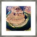 View Of Beautiful Colorado Horseshoe Framed Print