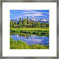 View Of Grand Teton National Park From Framed Print