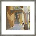 View Of Italian Arch Framed Print