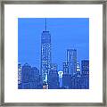 View Of New York Skyline Framed Print