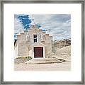 Village Church 1, New Mexico, Color Framed Print