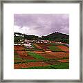 Village View Framed Print