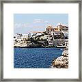 Villas On The Mediterranean Framed Print