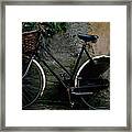 Vintage Bicycle Framed Print