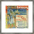 Vintage French Indian Tea Advertisement Framed Print