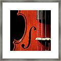 Violin Close-up Framed Print