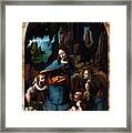 Virgin Of The Rocks By Leonardo Da Vinci Framed Print
