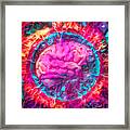 Vivid Brain Framed Print