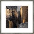 Volumes And Textures At The Guggenheim Framed Print