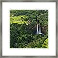 Wailua Falls, Kauai, Hawaii Framed Print