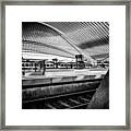 Waiting For The Train ... Framed Print