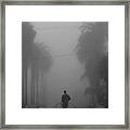 Walking The Dogs Framed Print