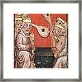 Wall Painting In The Chapter House Framed Print