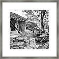 War Torn Street Of Hue Framed Print