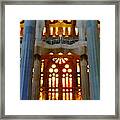 Warm Colors In Sagrada Familia Framed Print