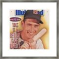Was It A Better Game In Teds Day Sports Illustrated Cover Framed Print