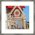 Wat Liab Ubosot Gateway Dthu039 Framed Print