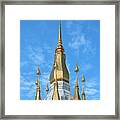 Wat Tham Khuha Sawan Phra Tham Chedi Si Trai Phum Pinnacle Dthu0938 Framed Print