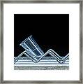 Water And Waves Framed Print