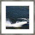 Water Discharge Framed Print
