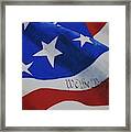 We The People Framed Print