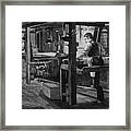 Weaver At Warners Framed Print
