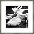 Wedding Sandals Framed Print