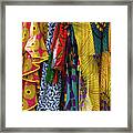 West African Apparel For Sale At An Framed Print