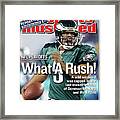 What A Rush Nfl Playoffs Sports Illustrated Cover Framed Print