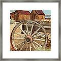 Wheels And Spokes In Color Framed Print