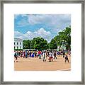 White House Tourists Framed Print