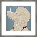 White Poodle Winery Framed Print