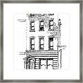 William Blakes House, 17 South Molton Framed Print