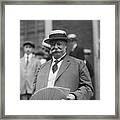 William H. Taft Holding Fan Framed Print