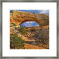 Wilson Arch, Sandstone Near Moab, Utah Framed Print
