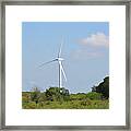 Wind Farming Framed Print