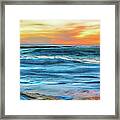 Wind N Sea Sunset Flow Framed Print