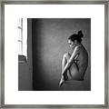 Window Nude Framed Print
