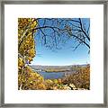 Window To The Mississippi Framed Print